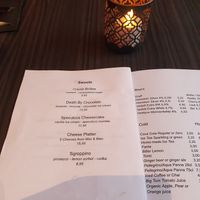 menu at New Vegas in Haarlem