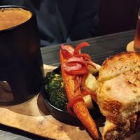 No cheese fondue with veggies & bread at New Vegas in Haarlem