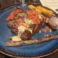 3D printed vegan steak  at New Vegas in Haarlem