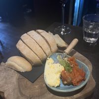 Bread w/ kimchi and butter  at New Vegas in Haarlem