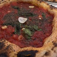 Marinara pizza   at Bella Napoli in Bergamo