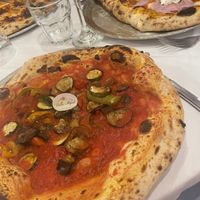 Pizza verdura   at Bella Napoli in Bergamo