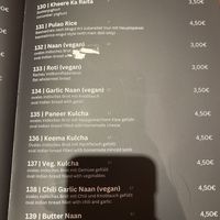 Veganes Naanbrot   at Taj Mahal in Oberstdorf