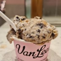 Cookie and cream at Van Leeuwen Ice Cream - Rock Center in New York City