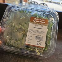 Vegan and Gluten-free Kale Cesar Salad at Kitchen Quickies in Squamish