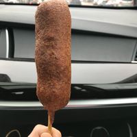 Vegan Corndog at Sputnik in Denver