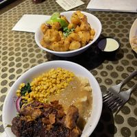 Soul bowl and cauliflower tempura  at Sputnik in Denver