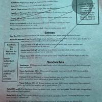 Menu 1  at Sputnik in Denver