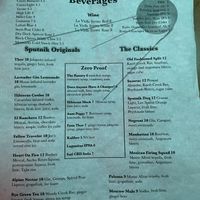 Menu 2  at Sputnik in Denver