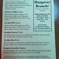 Menu 4  at Sputnik in Denver