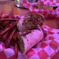 falafel and fries!!!   at Sputnik in Denver
