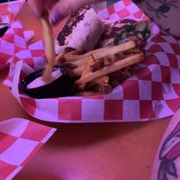 caesar salad wrap!!! be sure to check out the vintage photo booth!!!!   at Sputnik in Denver