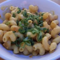 Vegan mac and cheese at Sputnik in Denver