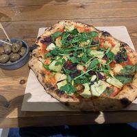 Plant Power Pizza at Stroud Brewery Bar in Stroud