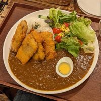 Katsu Curry ( egg is optional) at Tsumugu Cafe in Tokyo