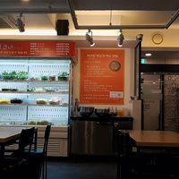 Interior of location, seating space and self-service corner at Sonogong Maratang 손오공 마라탕 - Seogyo in Seoul