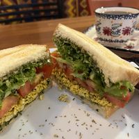 취나물페스토 샌드윛ㅣ  at This World is a Playground - 이 세계는 놀이터예요 in Seoul