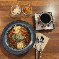 Cold pasta  at This World is a Playground - 이 세계는 놀이터예요 in Seoul