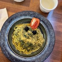 Chwinamul Genovese Pasta  at This World is a Playground - 이 세계는 놀이터예요 in Seoul