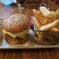 The Breakfast Club and House Fries at Vegan Avenue in San Antonio
