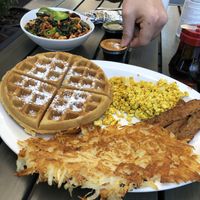 Vegan Slam and Mexican Hash at Vegan Avenue in San Antonio