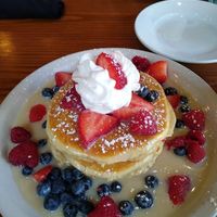Tres de leche pancakes at Vegan Avenue in San Antonio