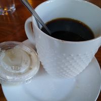 Coffee and oatmilk at Vegan Avenue in San Antonio