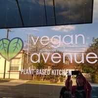 Sign at Vegan Avenue in San Antonio