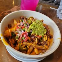 The best fries! at Vegan Avenue in San Antonio