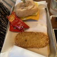 Maple “sausage" biscuit at Vegan Avenue in San Antonio