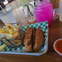 Kids chicken tender meal at Vegan Avenue in San Antonio