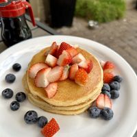 Best pancakes ever   at Vegan Avenue in San Antonio