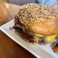 Cheezy mushroom 🍔   at Vegan Avenue in San Antonio