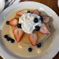 Tres leches pancakes 🥞   at Vegan Avenue in San Antonio