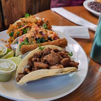 3 taco plate at Vegan Avenue in San Antonio