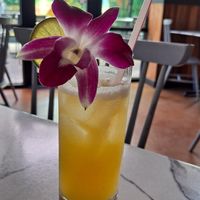 Passion Fruit Zero Margarita: zero-alcohol at Vegan Avenue in San Antonio