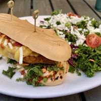 Chick’n Parm Hero  at Vegan Avenue in San Antonio