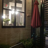 Outdoor seatingg  at Vegan Avenue in San Antonio