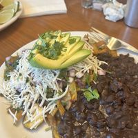 Enchilada plate   at Vegan Avenue in San Antonio