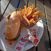 Po'boy at Vegan Avenue in San Antonio