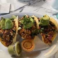 Brekki tacos - seasoning spot on! Love them!  at Vegan Avenue in San Antonio