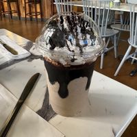 Cookies and cream milkshake- the best part of the meal haha but seriously leave room for dessert!!!  at Vegan Avenue in San Antonio