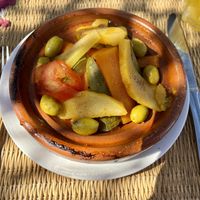 Gemüse und Brot, einfach aber sooooo gut    at Chez Mariama Berbere  in Marrakech