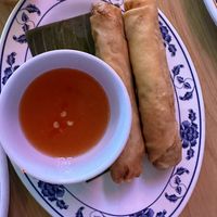 Vegan eggrolls  at Lucky Lotus in Des Moines