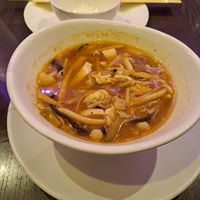 Hot and sour soup at Full Moon Garden in Amsterdam