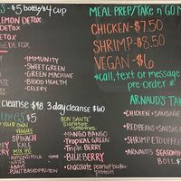 New Menu January 2020 - 3 at Arnaud's Bon Sante - Food Truck in Huntsville
