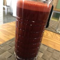 Beetroot Juice #Veganuary at Mundo Vegan - Vegan World in Funchal