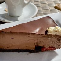 Chocolate tarte  at Mundo Vegan - Vegan World in Funchal