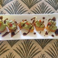 Roasted sweet potato and guacamole at Mundo Vegan - Vegan World in Funchal