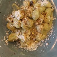 Spinach gnocchi at Mundo Vegan - Vegan World in Funchal